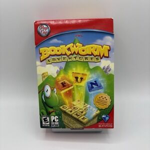 Bookworm Adventures (PC CD-ROM, 2006) Box Version With Box